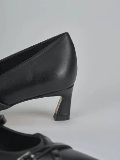 Décolleté tacco 5cm pelle nero