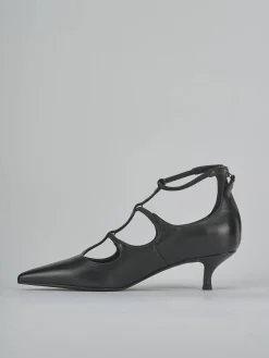 Décolleté tacco 5cm pelle nero