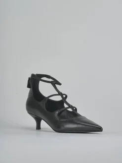 Décolleté tacco 5cm pelle nero