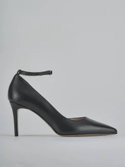 Décolleté tacco 7cm pelle nero
