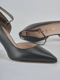 Décolleté tacco 7cm pelle nero