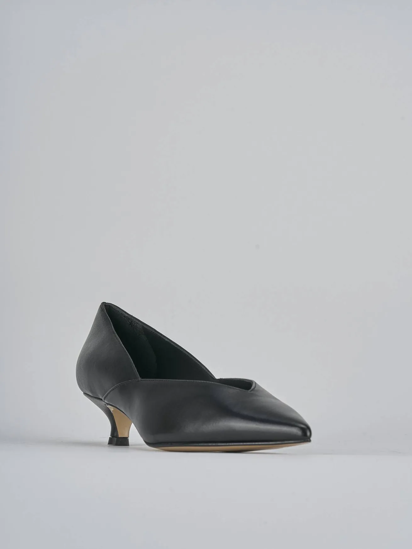 Décolleté tacco 3cm pelle nero