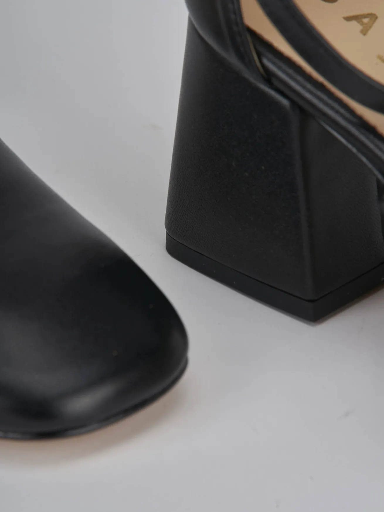 Décolleté tacco 6cm pelle nero