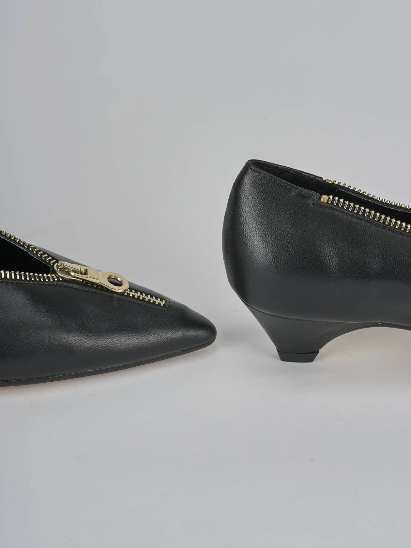 Décolleté tacco 3cm pelle nero