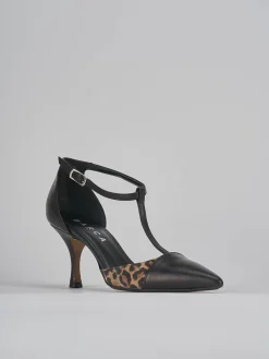 Décolleté tacco 7cm pelle nero