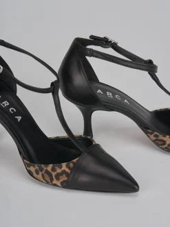 Décolleté tacco 7cm pelle nero