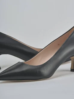 Décolleté tacco 5cm pelle nero