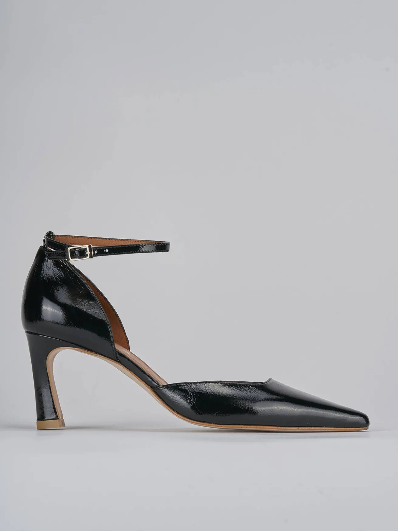 Décolleté tacco 6cm pelle nero