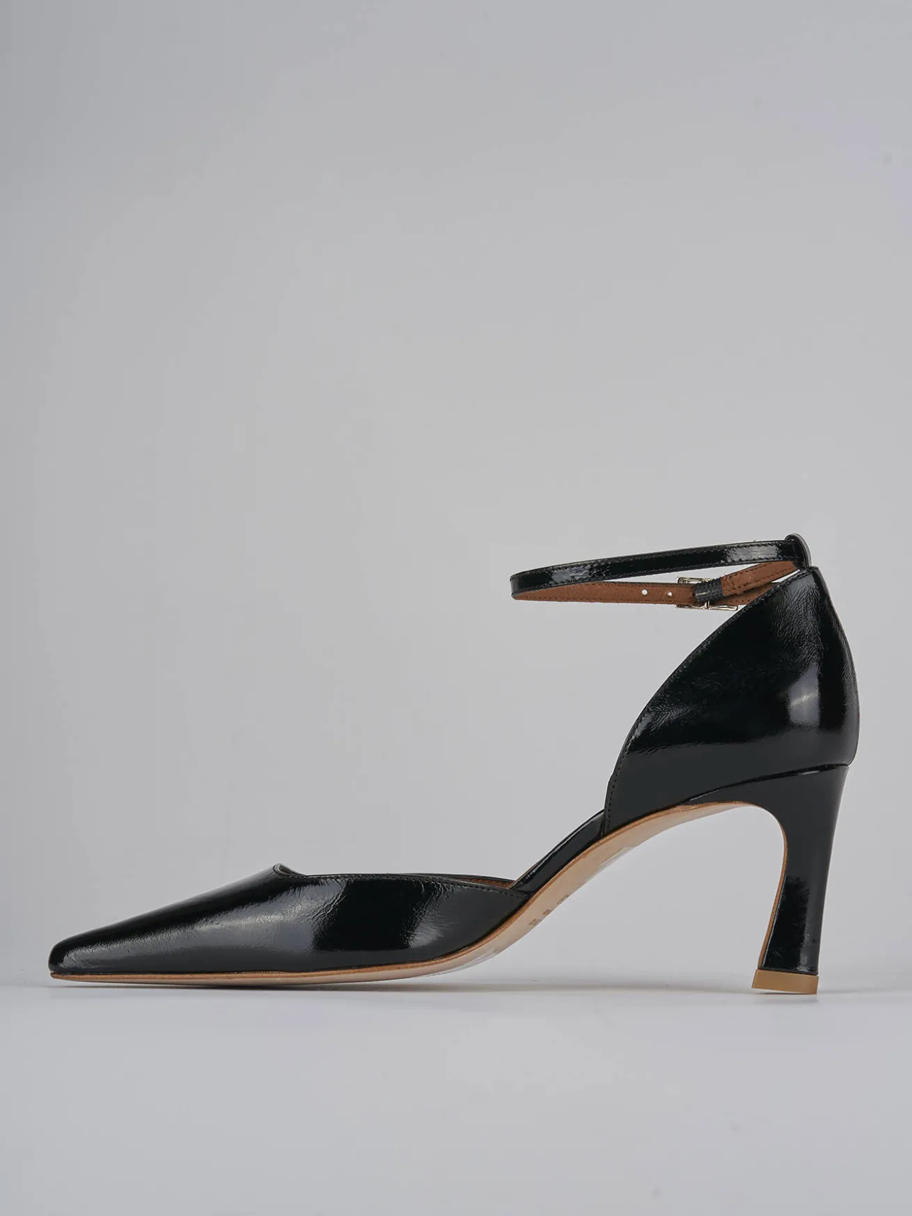 Décolleté tacco 6cm pelle nero