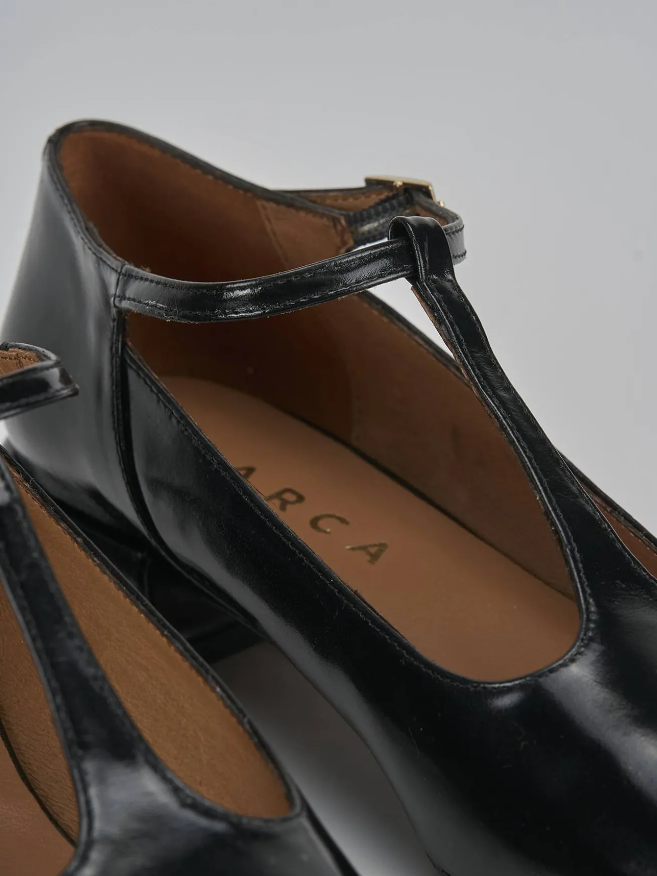 Décolleté tacco 3cm pelle nero