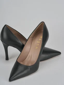 Décolleté tacco 9cm pelle nero