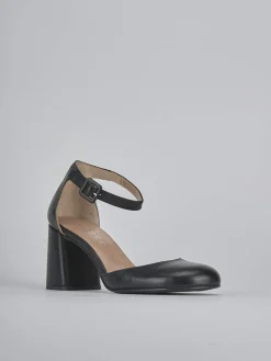 Décolleté tacco 7cm pelle nero