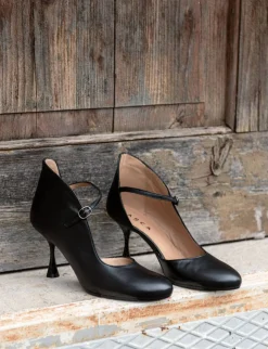 Décolleté tacco 8cm pelle nero