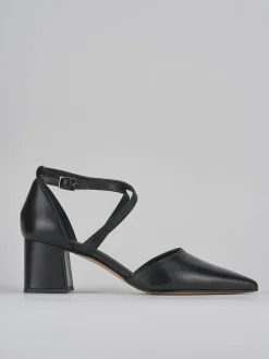 Décolleté tacco 5cm pelle nero