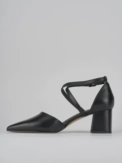 Décolleté tacco 5cm pelle nero