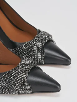 Décolleté tacco 9cm pelle nero