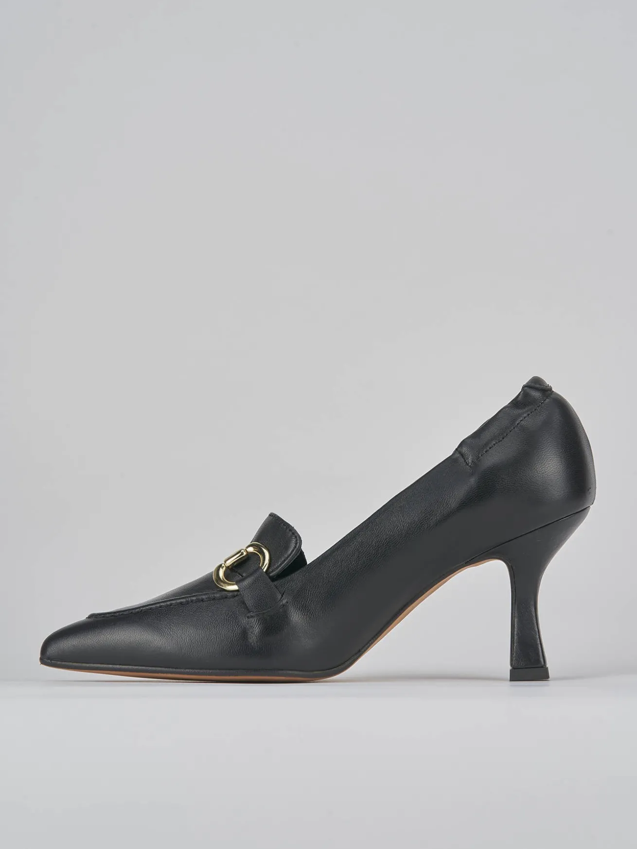 Décolleté tacco 7cm pelle nero