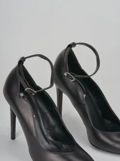 Décolleté tacco 10cm pelle nero