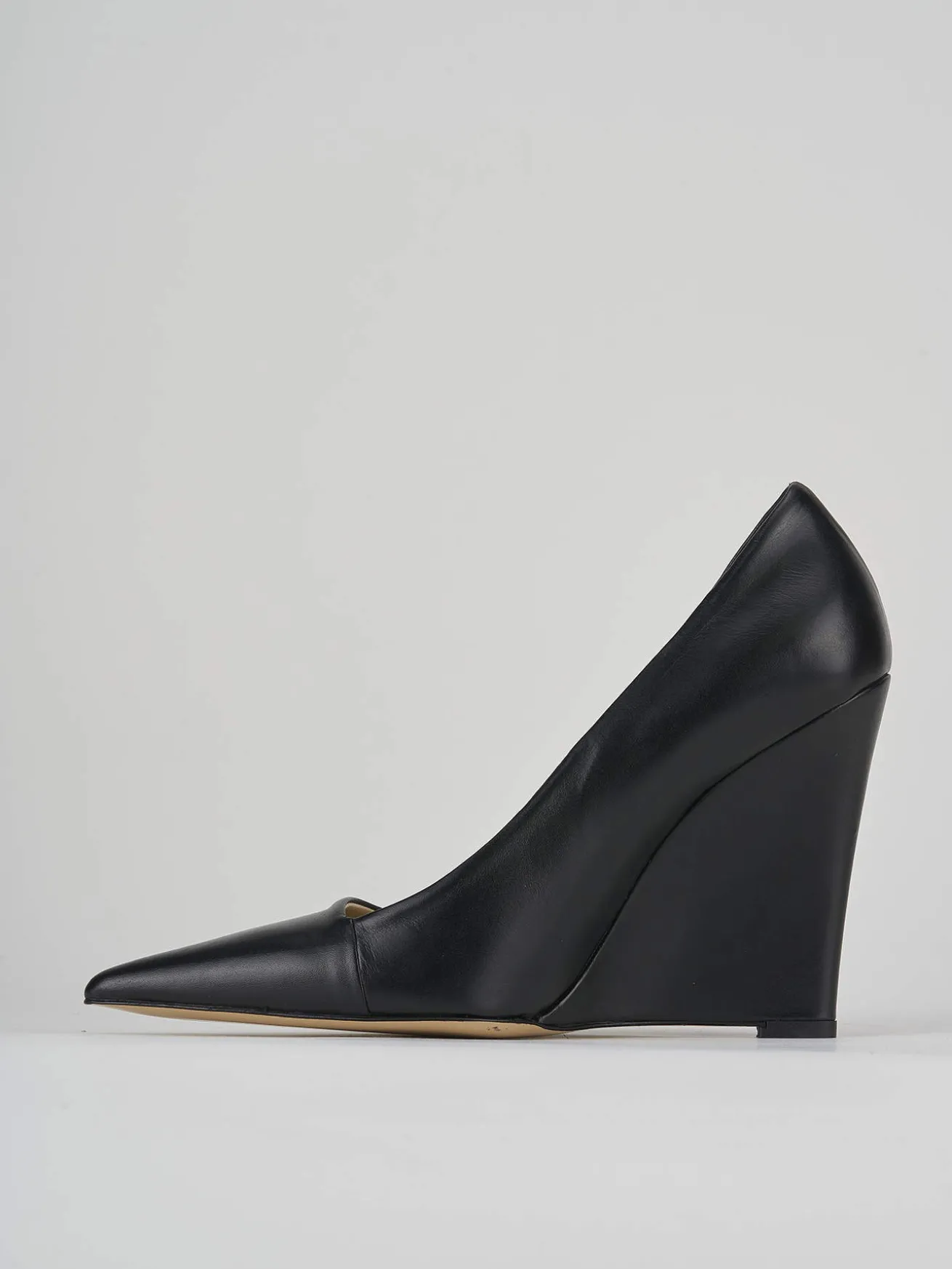 Décolleté tacco 11cm pelle nero