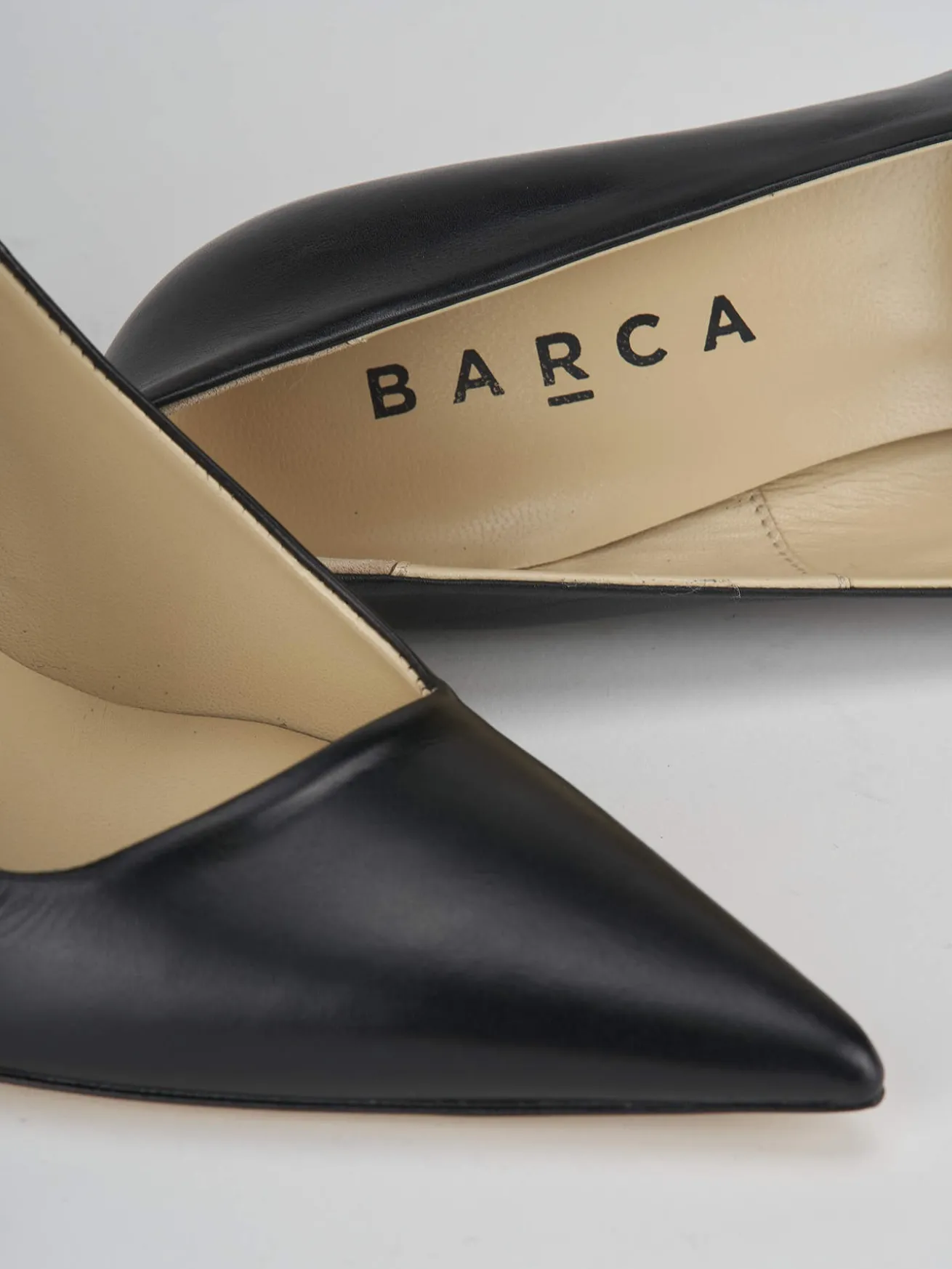 Décolleté tacco 11cm pelle nero