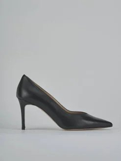Décolleté tacco 7cm pelle nero