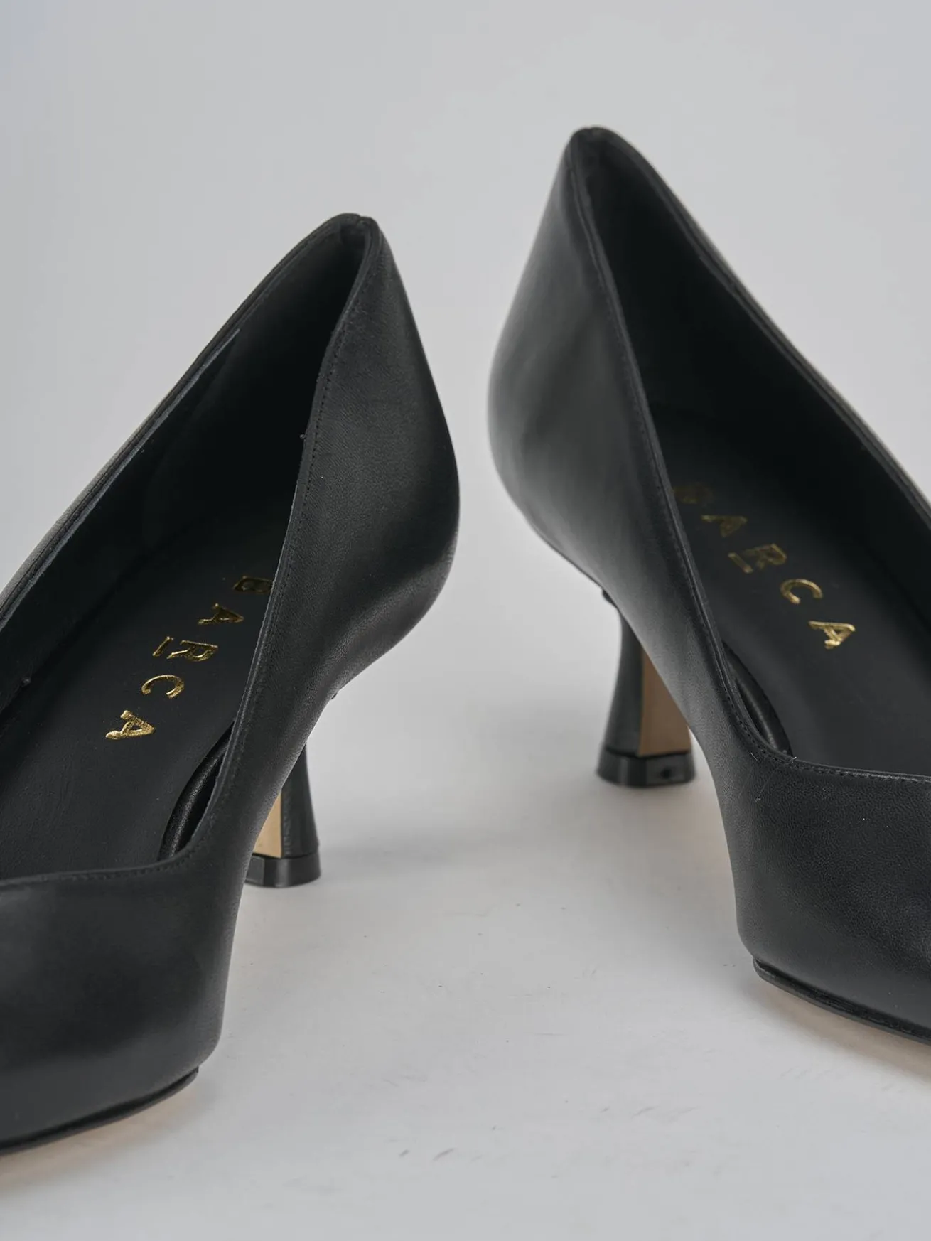 Décolleté tacco 5cm pelle nero