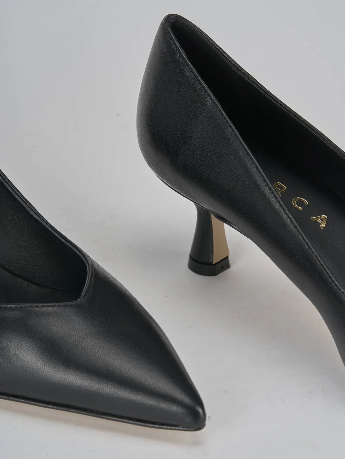 Décolleté tacco 5cm pelle nero