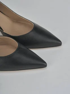 Décolleté tacco 7cm pelle nero