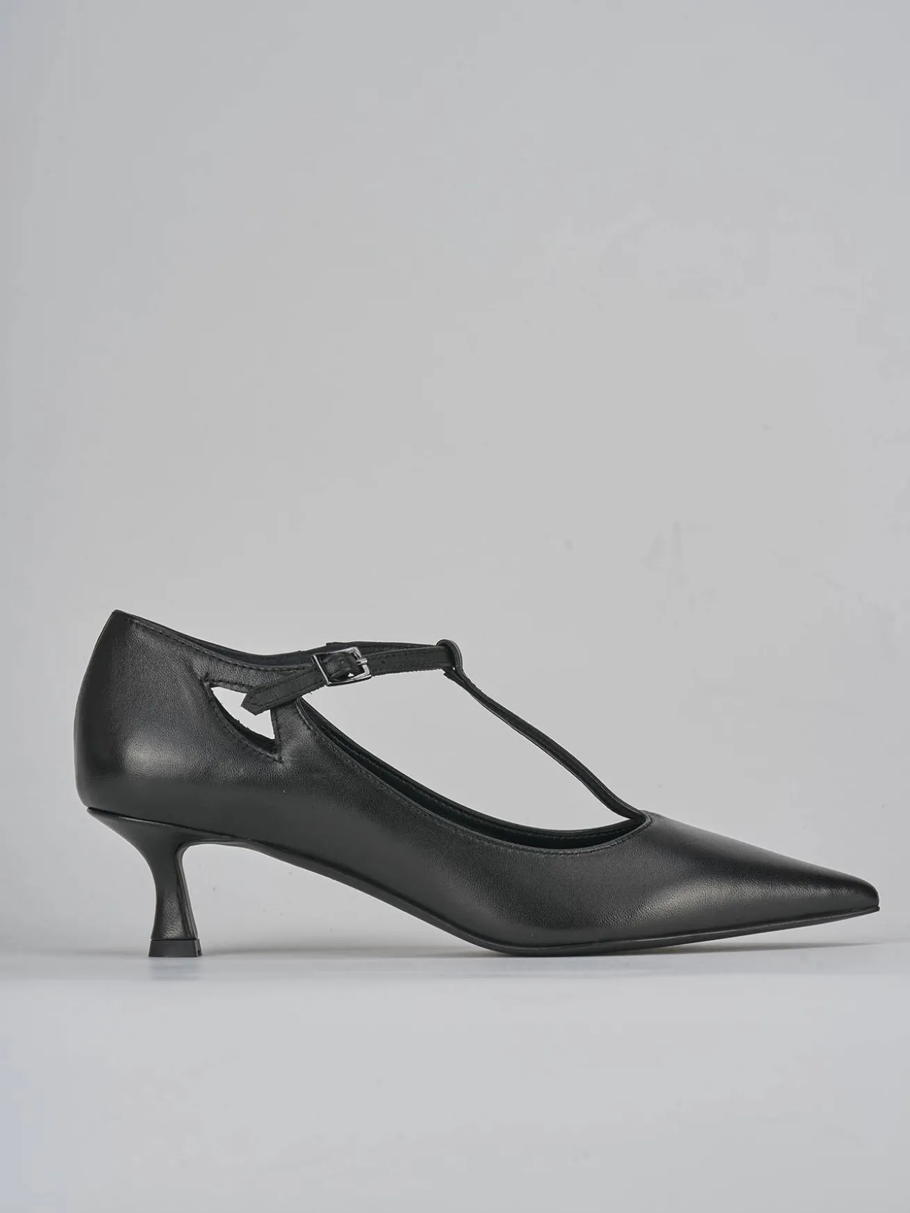 Décolleté tacco 3cm pelle nero