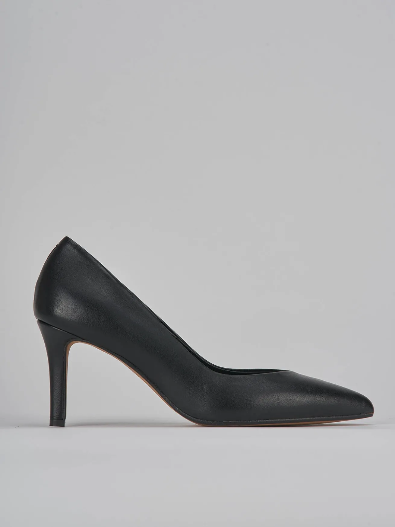 Décolleté tacco 7cm pelle nero