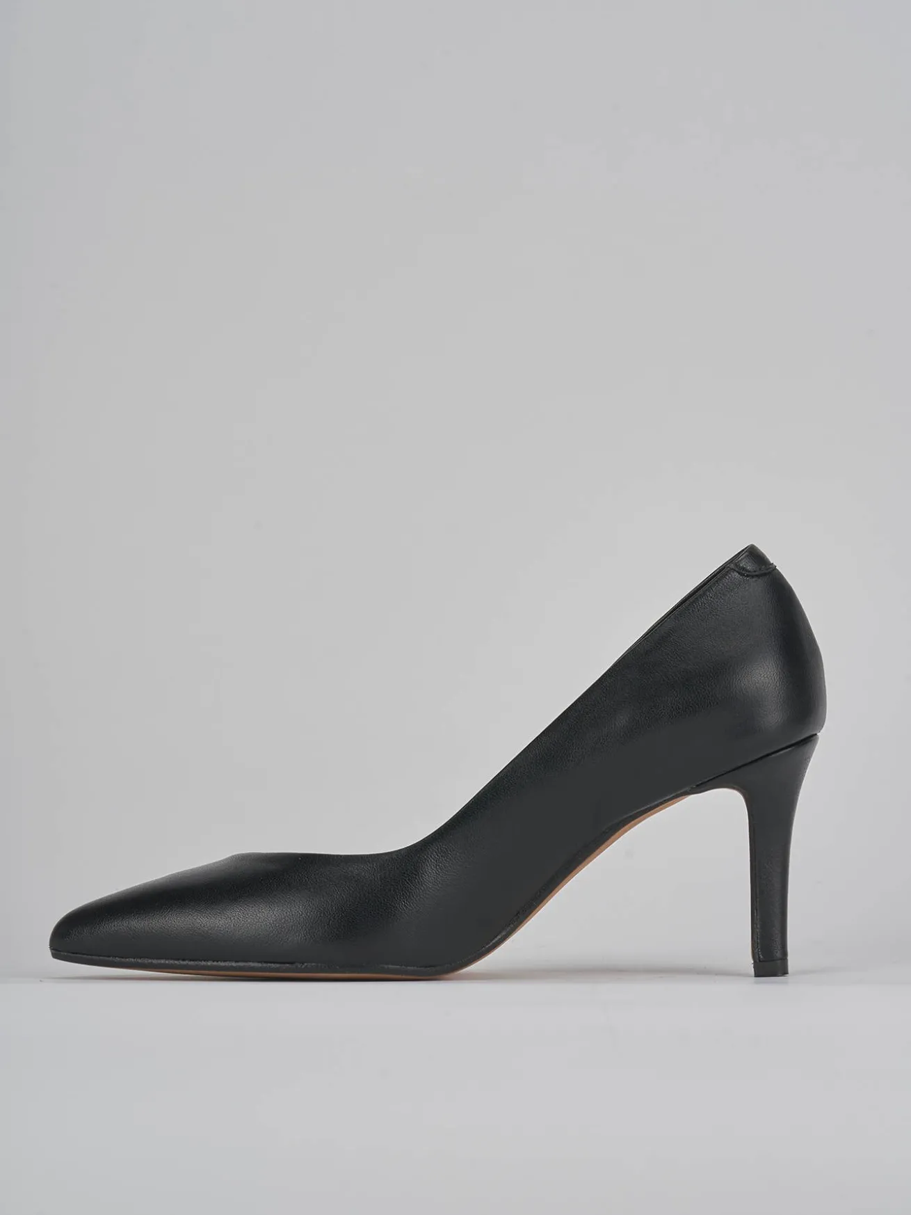 Décolleté tacco 7cm pelle nero