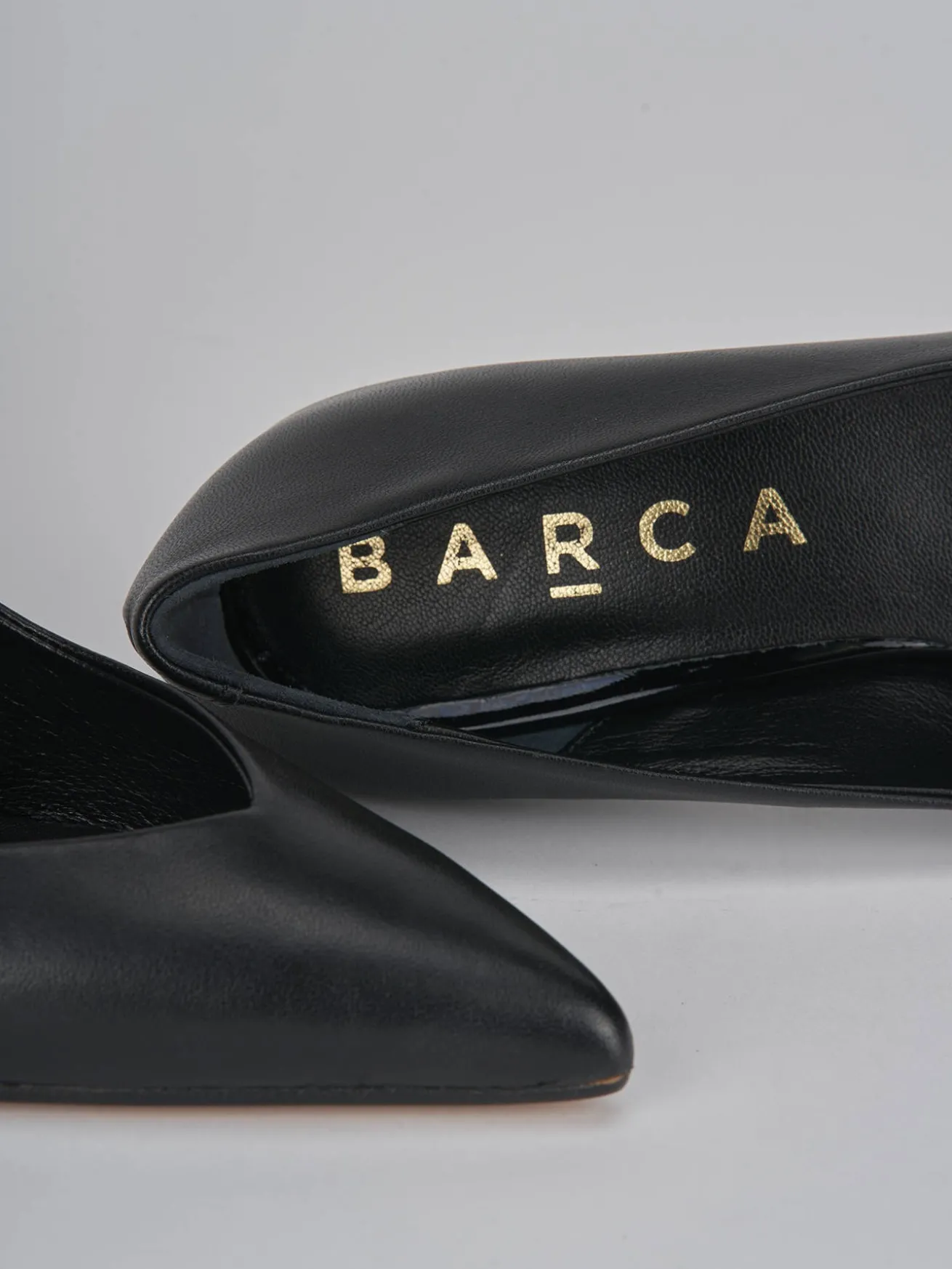 Décolleté tacco 7cm pelle nero