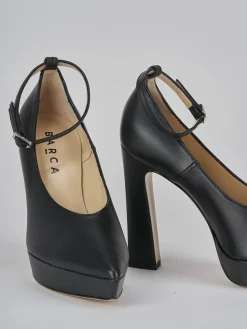 Décolleté tacco 11cm pelle nero