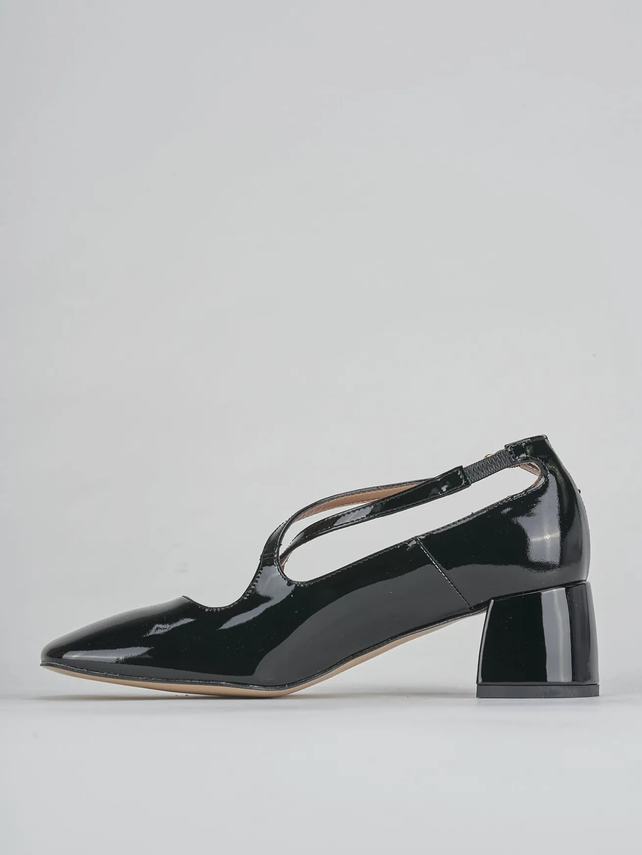 Décolleté tacco 5cm pelle nero