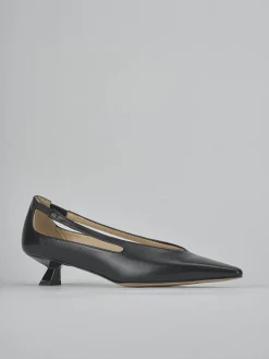 Décolleté tacco 4cm pelle nero