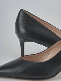 Décolleté tacco 5cm pelle nero