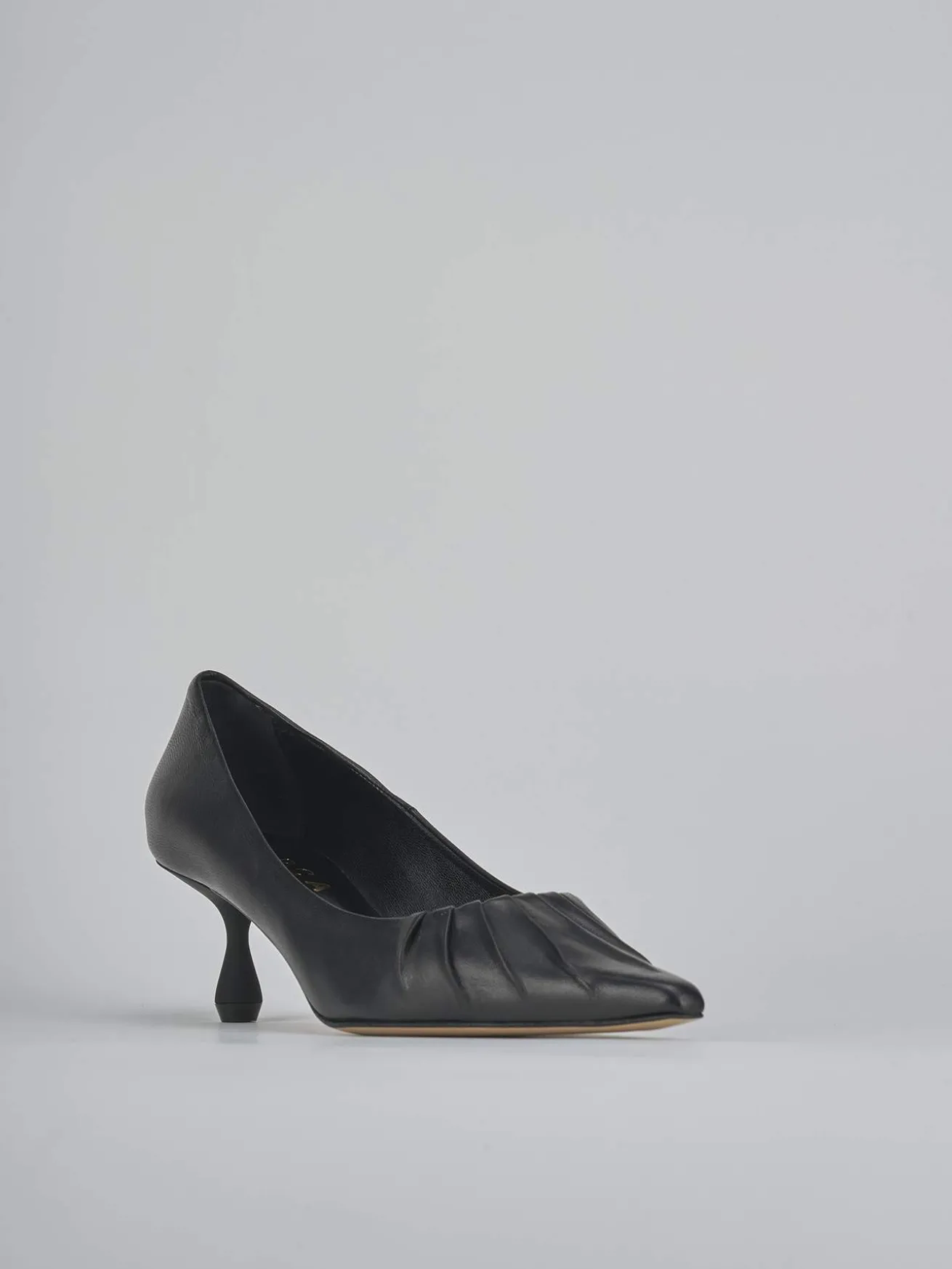 Décolleté tacco 6cm pelle nero