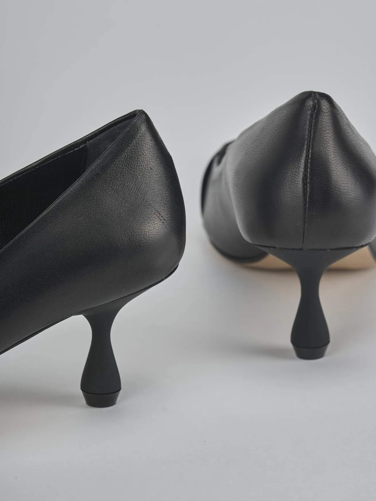 Décolleté tacco 6cm pelle nero