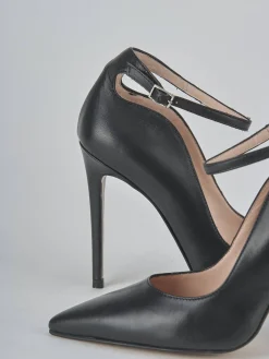 Décolleté tacco 11cm pelle nero