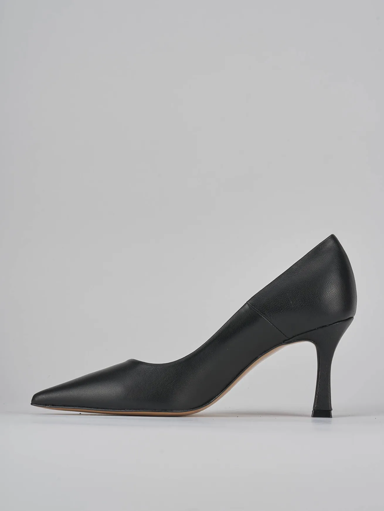 Décolleté tacco 8cm pelle nero
