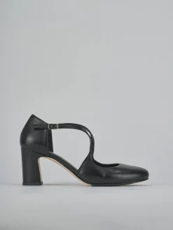 Décolleté tacco 7cm pelle nero