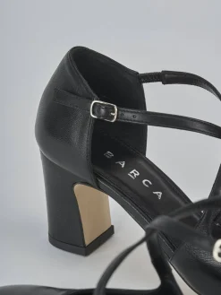 Décolleté tacco 7cm pelle nero