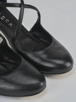 Décolleté tacco 7cm pelle nero