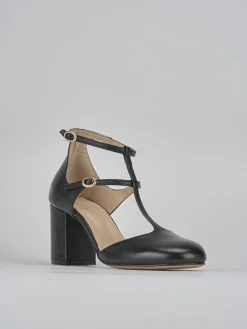 Décolleté tacco 8cm pelle nero