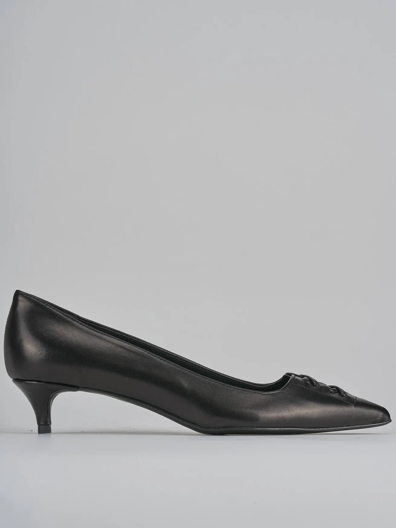 Décolleté tacco 3cm pelle nero