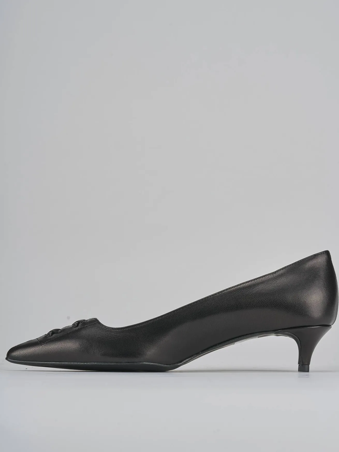 Décolleté tacco 3cm pelle nero