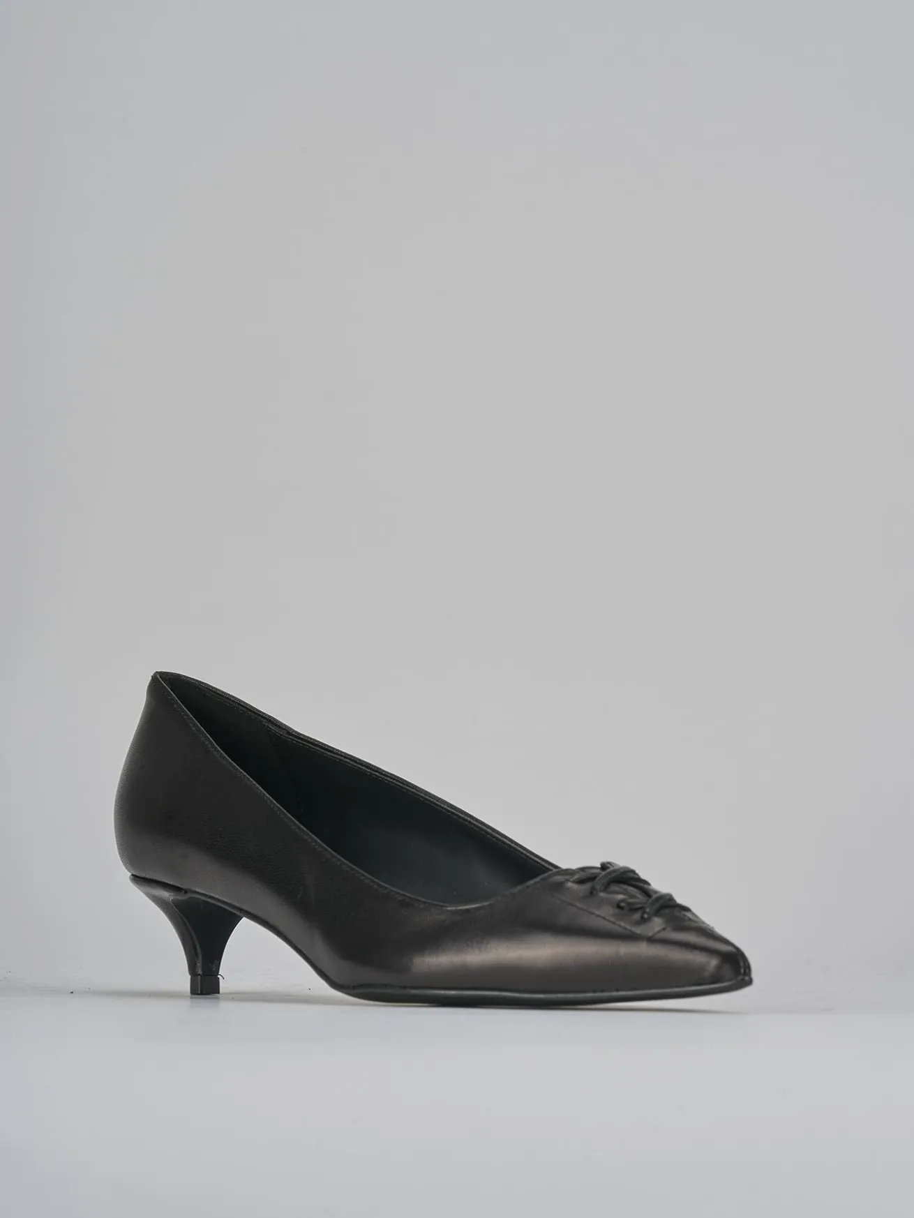 Décolleté tacco 3cm pelle nero