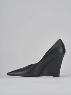 Décolleté tacco 9cm pelle nero