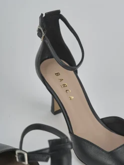 Décolleté tacco 8cm pelle nero