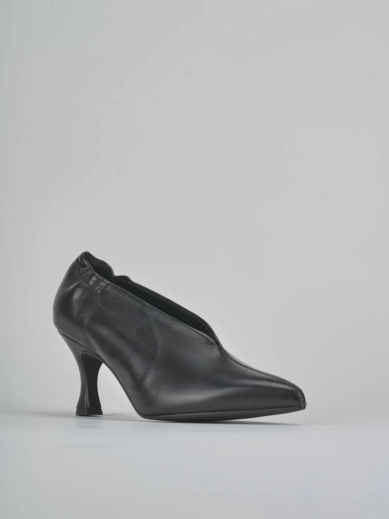 Décolleté tacco 7cm pelle nero